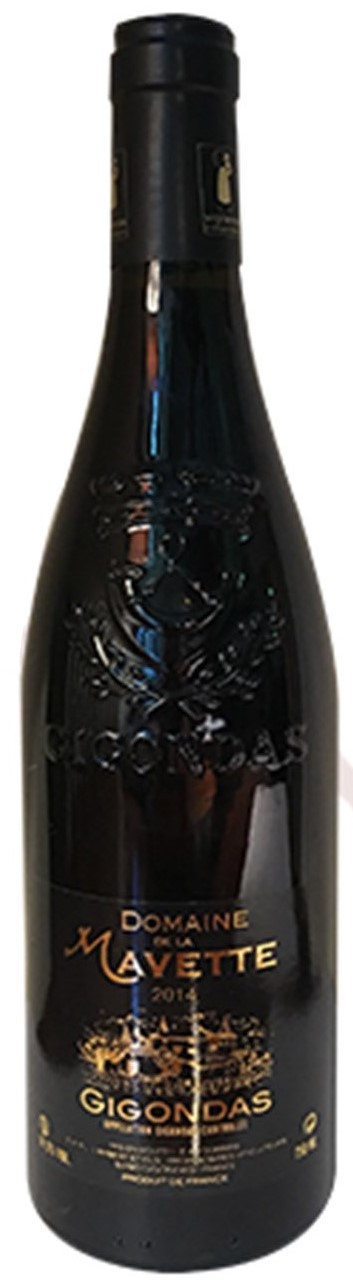 bouteille de gigondas 2017